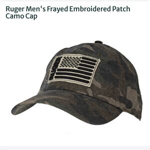Ruger Camo Cap with Embroidered Patch